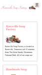 Mobile Screenshot of knoxvillesoapfactory.com